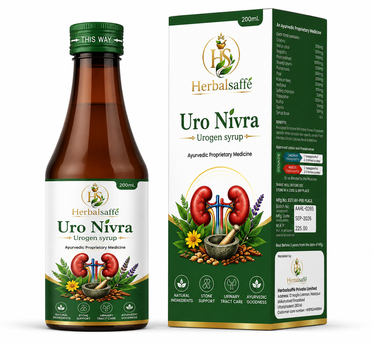 Uro Nivra Urogen syrup 200ML