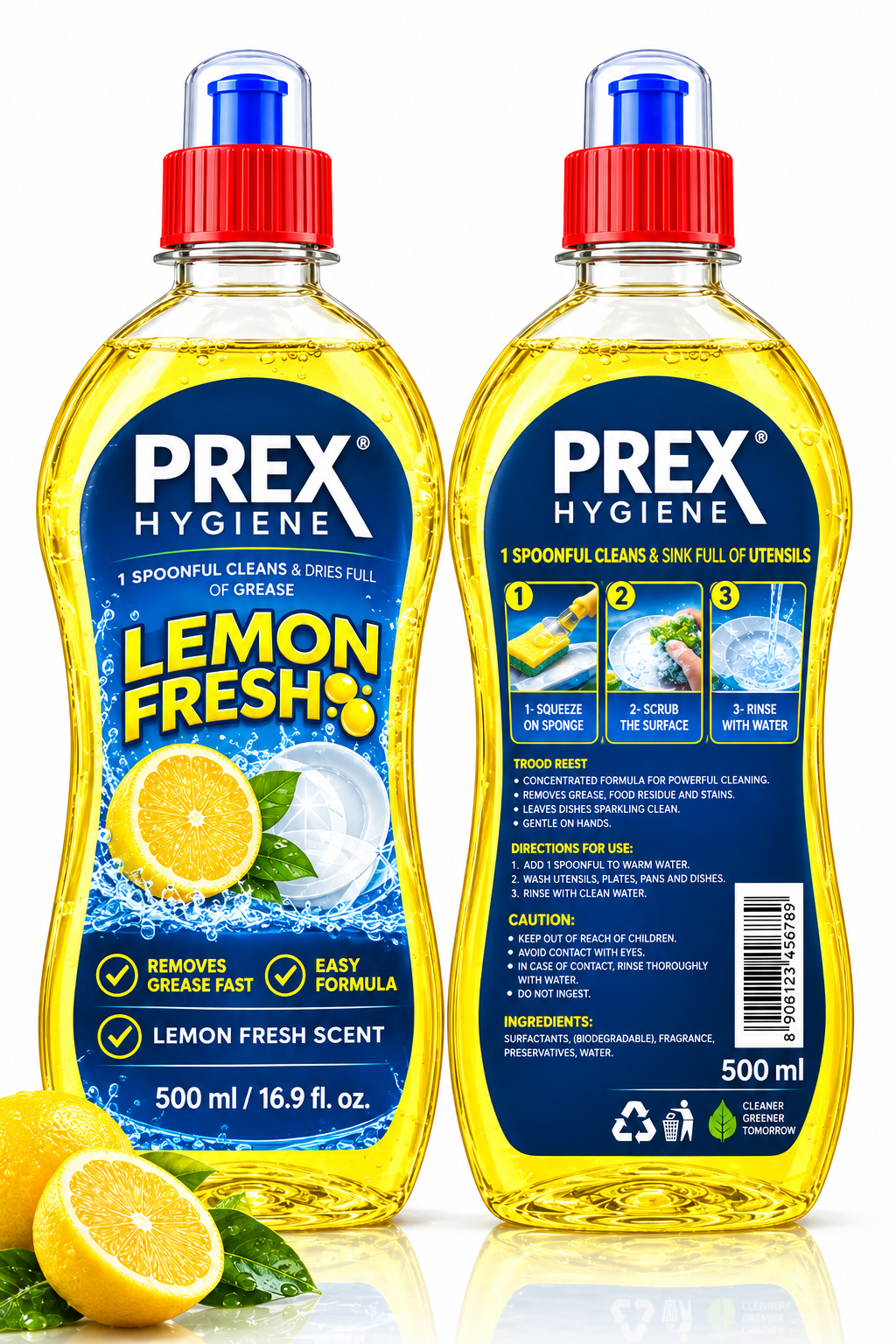 Prex hygiene dishwash liquid