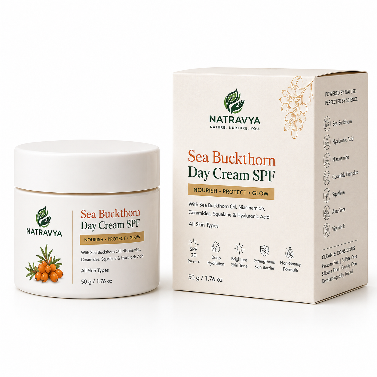 Sea Buckthorn Day Cream SPF 30 PA+++ - 50G