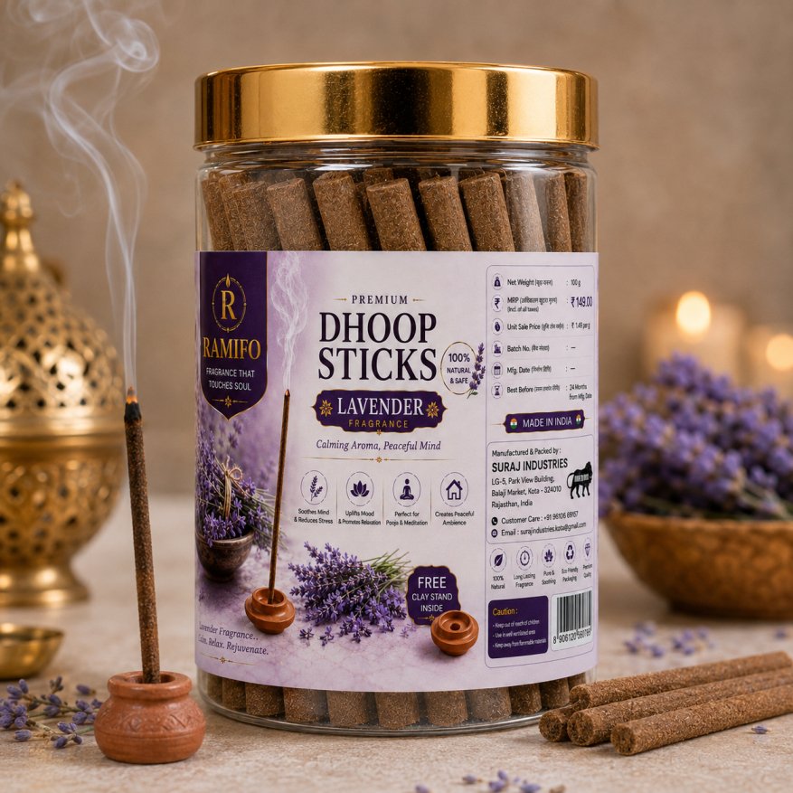 RAMIFO LEVENDER DHOOP STICK