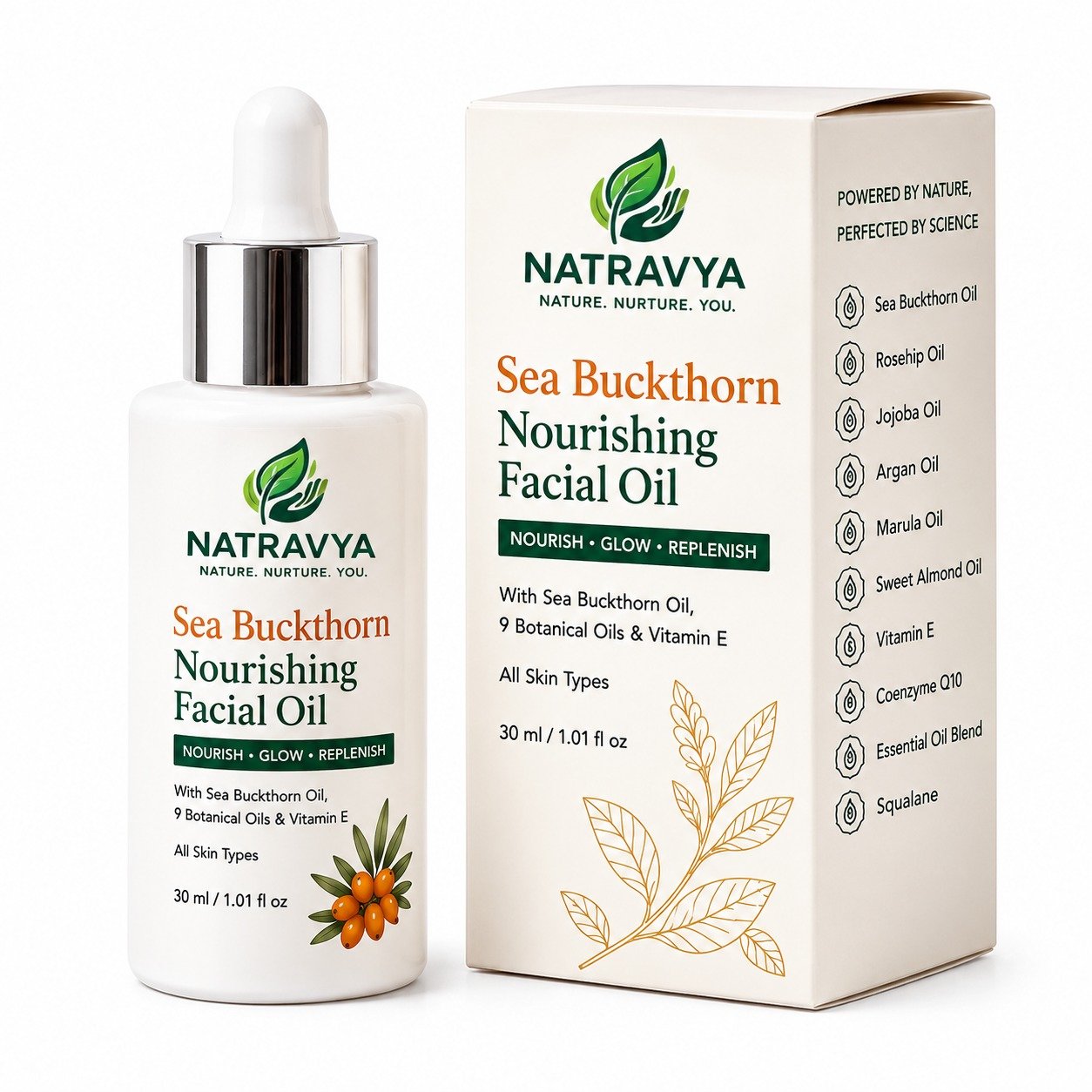 Sea Buckthorn Nourishing Facial Oil - 30ML