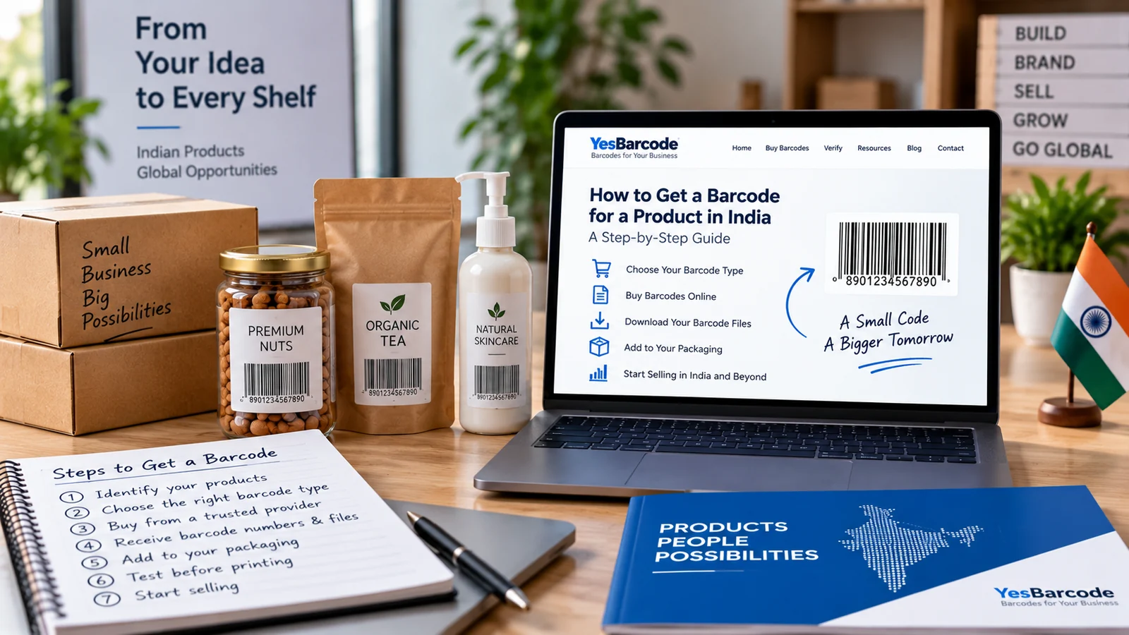 How to Get a Barcode for a Product in India: Step-by-Step Guide